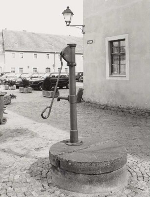 Handschwengelpumpe, Mühlberg (Elbe)