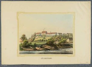 Rittergut Kötteritzsch in Sermuth (Colditz-Sermuth) an der Mulde, aus dem Album der Rittergüter und Schlösser im Königreiche Sachsen, 1. Band