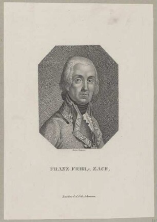Bildnis des Franz Frhr. v. Zach