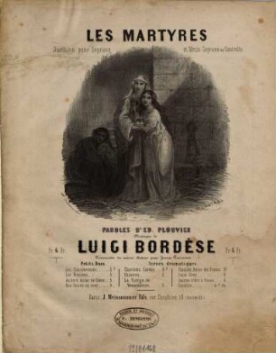 Les martyres : duettino pour soprano et mezzo-soprano ou contralto