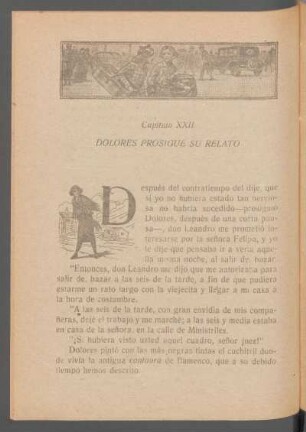 Capítulo XXII - Dolores prosigue su relato