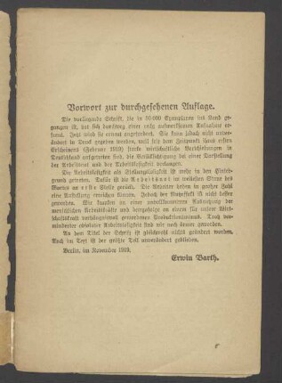 Vorwort zur durchgesehenen Auflage