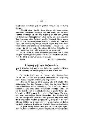Arbeiterschaft und Bodenreform