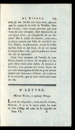 Xe Lettre.