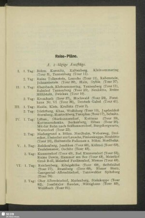 Reise-Pläne