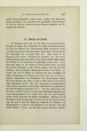 30. Timoleon von Korinth