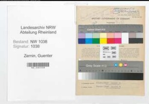 Entnazifizierung Guenter Zernin , geb. 09.12.1904 (Ingenieur)