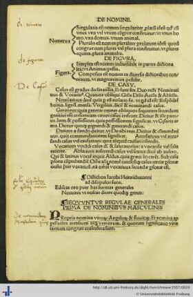 De Generibus Nominum