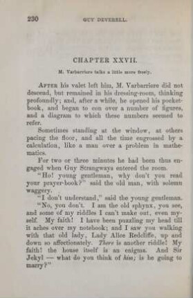 Chapter XXVII. M. Varbarriere talks a little more freely