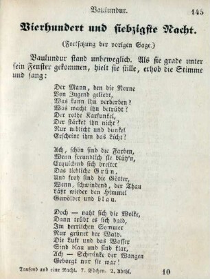 Vierhundert und siebzigste Nacht