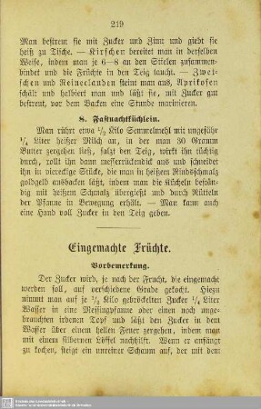 Eingemachte Früchte