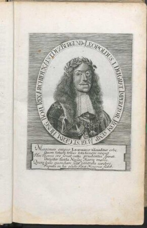 Leopoldus. I. Dei Grat. Imperator. Rom. [...]