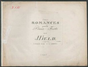 Trois Romances pour le Piano-Forte