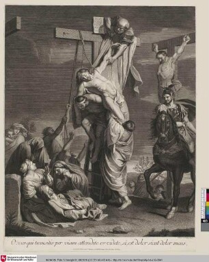 O! Vos qui transitis per viam attendite & videte, si est dolor sicut dolor meus; [Die Kreuzabnehmung]