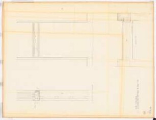 Reichsluftfahrtministerium, Berlin: Saalbau, Ehren-/Festsaal (Türen): Schnitt, Ansicht, Grundriss 1:10