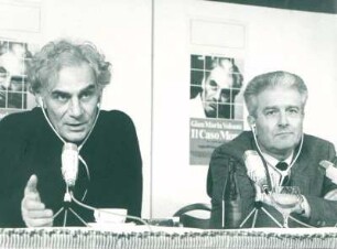 IFF 1987. Gian Maria Volonté, Giuseppe Ferrara, Regie. Der Fall Moro, Italien