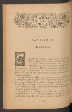 Capítulo LII - La gran proeza