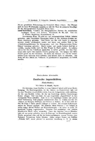 Deutsche Jugendbühne : (Kindertheater)