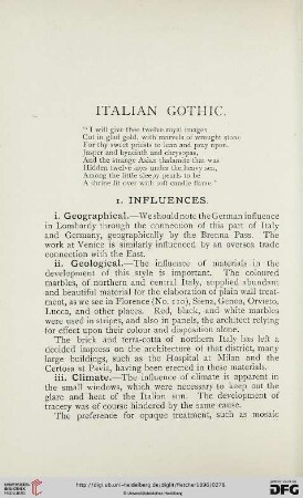 Italian Gothic