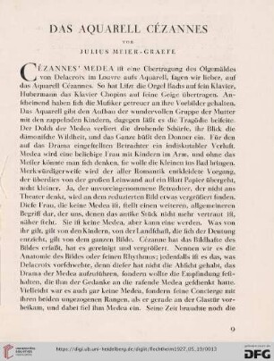 Das Aquarell Cézannes
