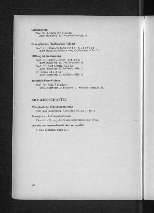 Mitgliedschaften
