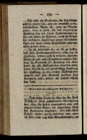 Vier und zwanzigster Abschnitt.