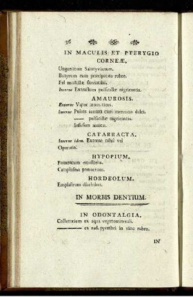 In Morbis Dentium.