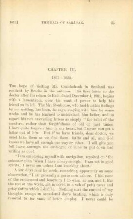 Chapter III. 1831-1833