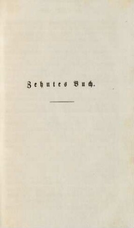 Zehntes Buch