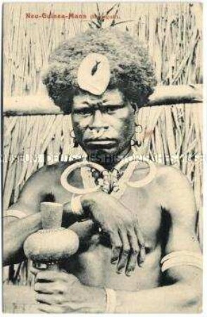Einheimischer in Papua, Deutsch-Neuguinea