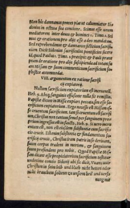 VIII. argumentum ex ratione sacrificii expiatorii.