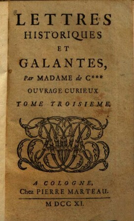 Lettres Historiques Et Galantes : Ouvrage Curieux, 3