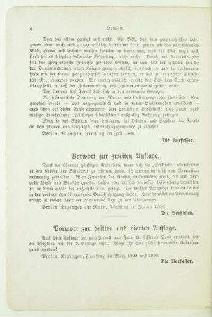 Vorwort zur dritten und vierten Auflage
