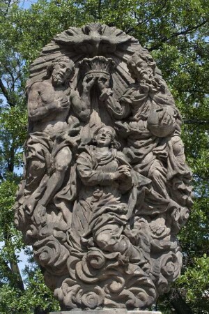 Skulpturengruppe "Marienkrönung", Glatz, Polen