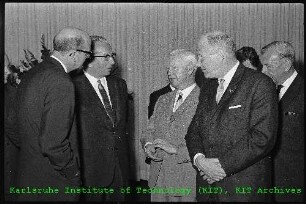 Besuch von Dr. Karl Heinrich Lübke (Bundespräsident der Bundesrepublik Deutschland (BRD)) am Kernforschungszentrum Karlsruhe (KfK)