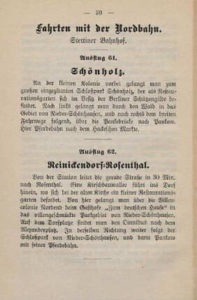 Fahrten mit der Nordbahn