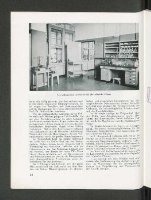 Ein Laboratorium für physiologische Chemie