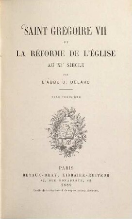 Saint Grégoire septième et la réforme de l'église au XIe siècle, 3