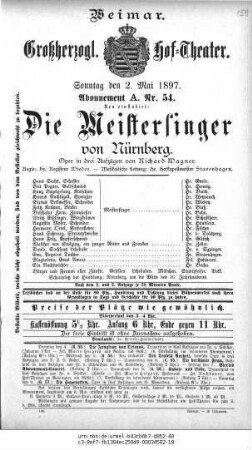 Die Meistersinger von Nürnberg