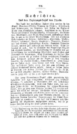 Nachrichten : Aus dem Regierungs-Bezirk von Oppeln