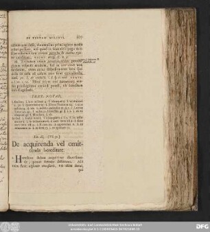 Tit. II. (VI. 31.) De acquirenda vel omittenda hereditate.