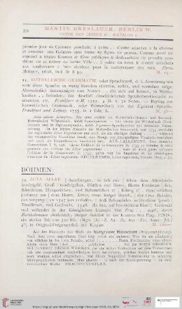 Böhmen (Nr. 72 - 77)