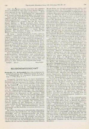 719-722 [Rezension] Tworuschka, Udo, Die Einsamkeit