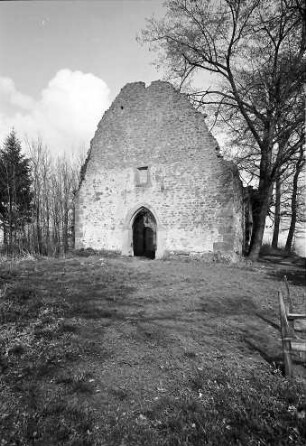 Denzlingen: Ruine St. Severin; Westgiebel