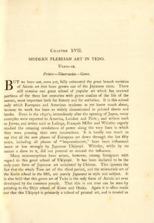Chapter XVII. Modern Plebeian art in Yedo. Ukiyo-Yè