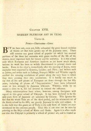Chapter XVII. Modern Plebeian art in Yedo. Ukiyo-Yè