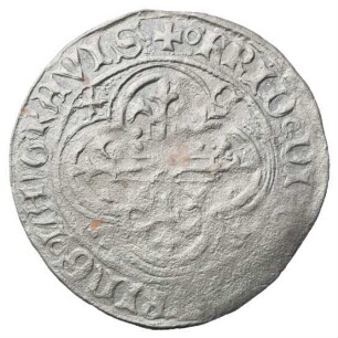 Fundmünze, Fürstengroschen (12 meißnische Pfennige), 1396 - 1404