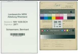 Entnazifizierung Bernhard Schaarmann , geb. 21.08.1902 (Stadtinspektor)