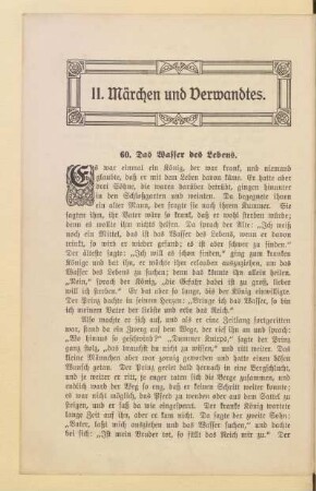 II. Märchen und Verwandtes