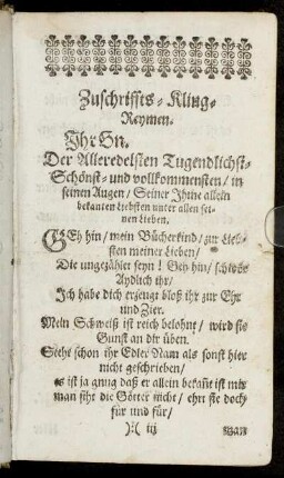 Zuschriffts-Kling-Reymen.